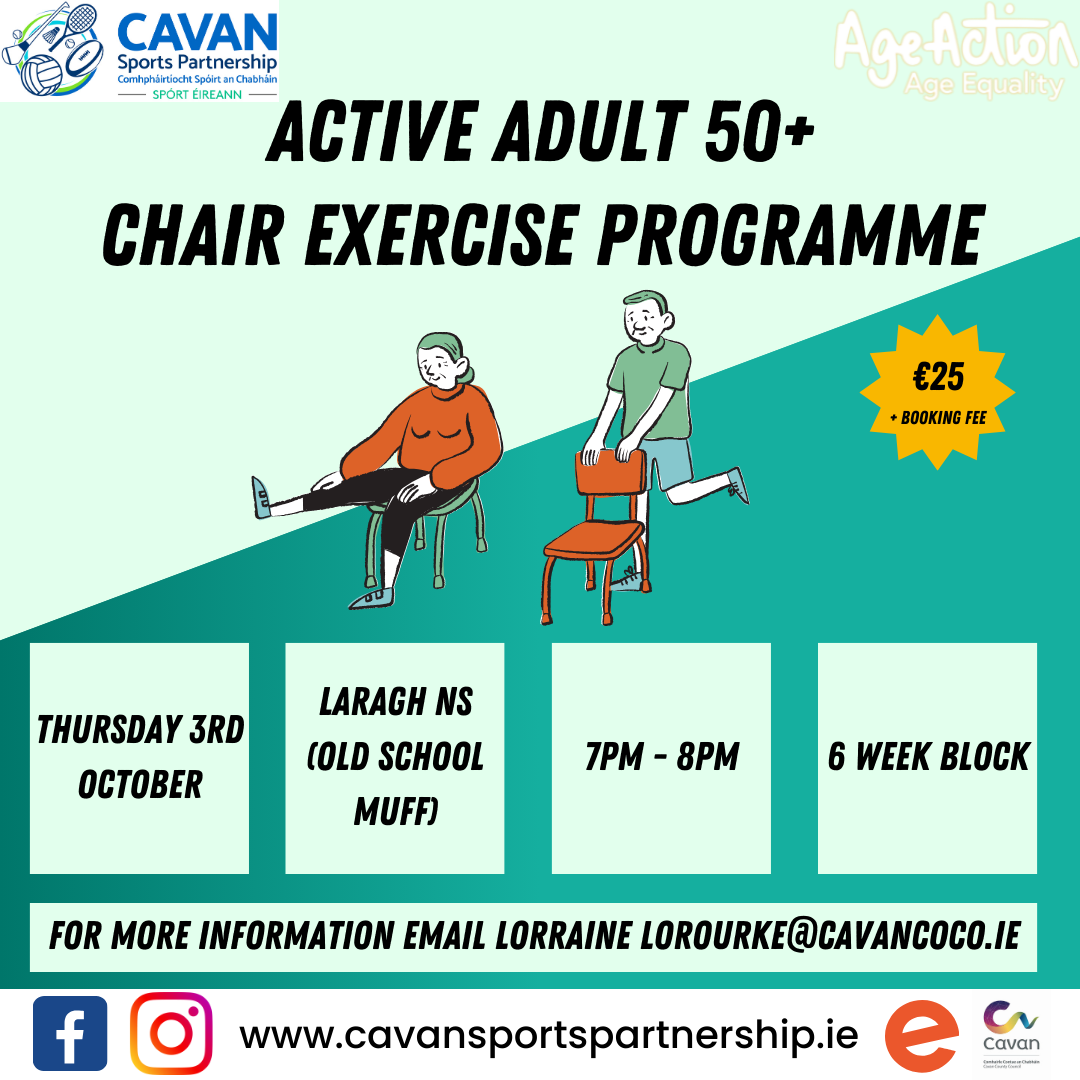 Active Adult 50+ Gentle Chair Exercises – Lough an Leagh